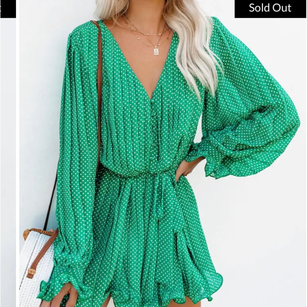 VICI POLKADOT ROMPER SOLD OUT